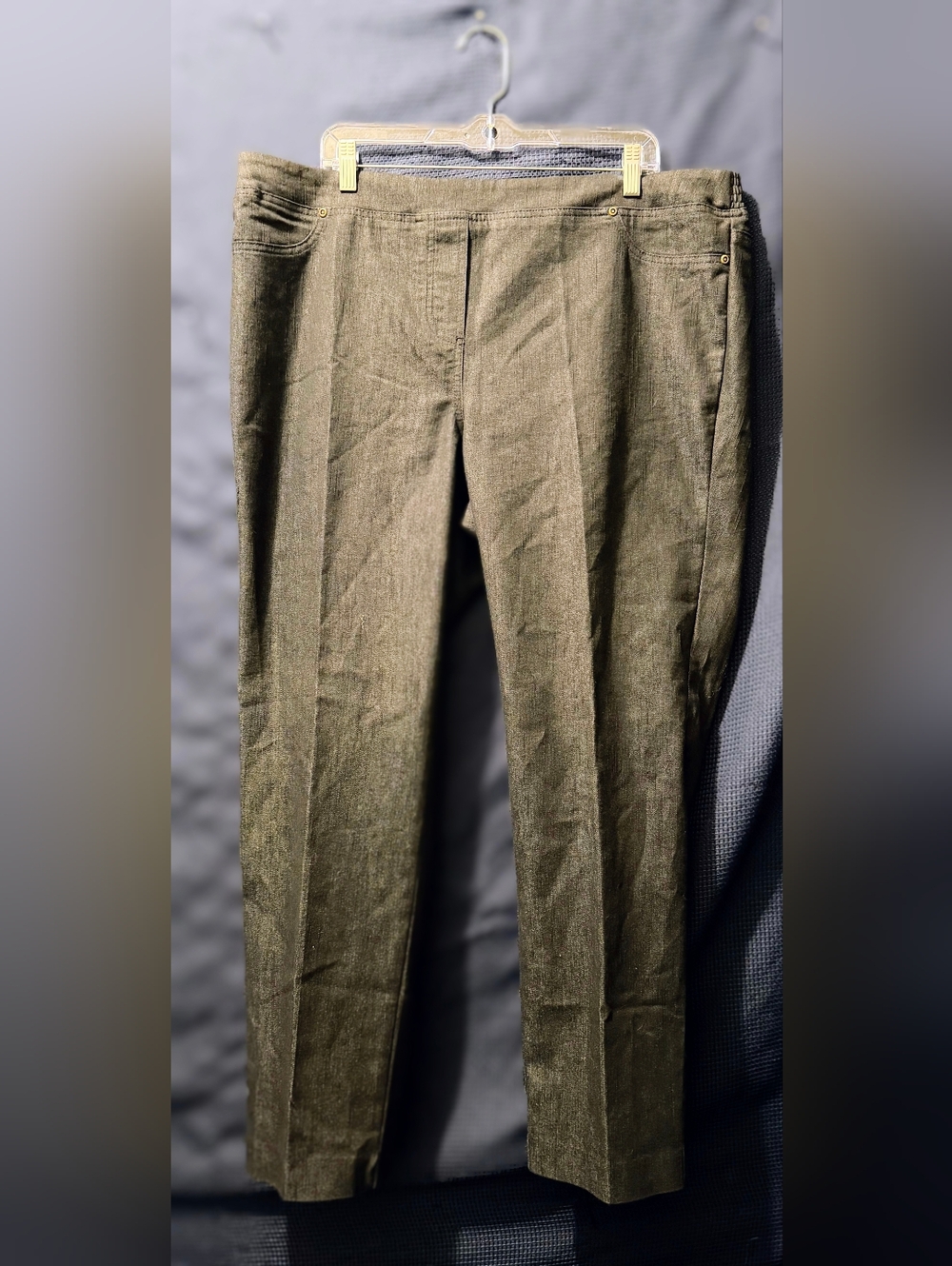 Sag Harbor Black Stretch Dress Pants Sz 18W